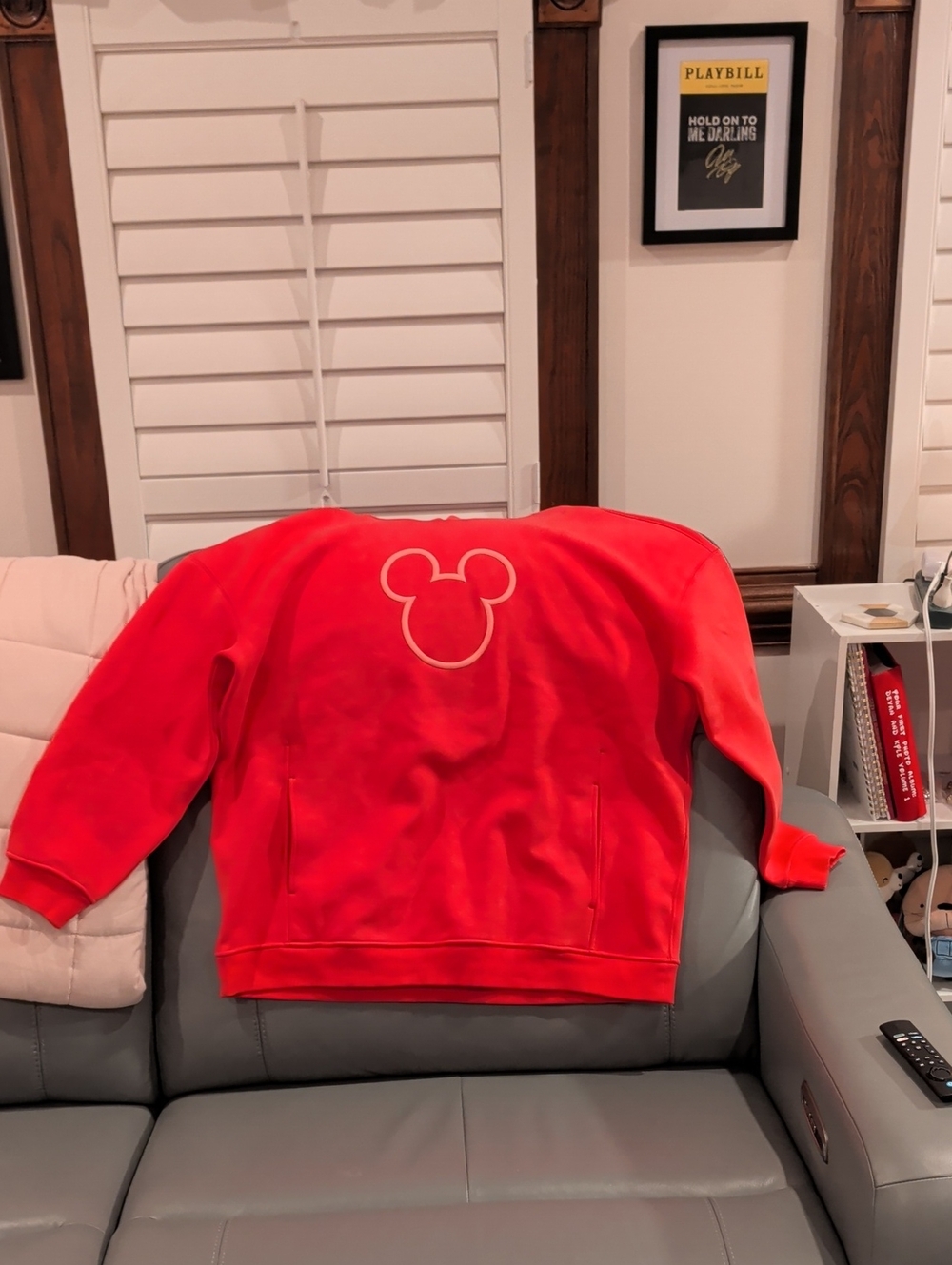 Disney Pink Women's Lululemon Hoodie with Mickey Outline